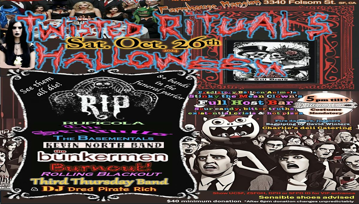 Dr. Rick & Raquelina's TWISTED RITUALS Halloween 2024