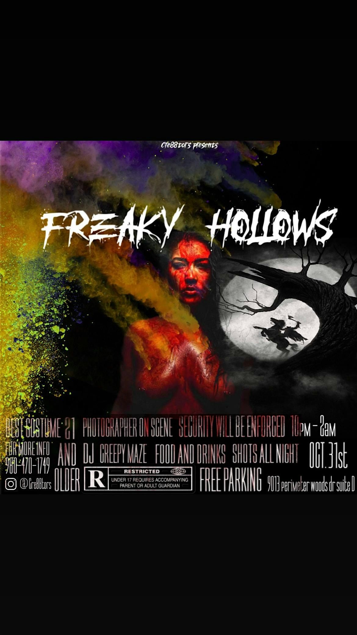 FREAKY HOLLOWS presented by Cre88tors