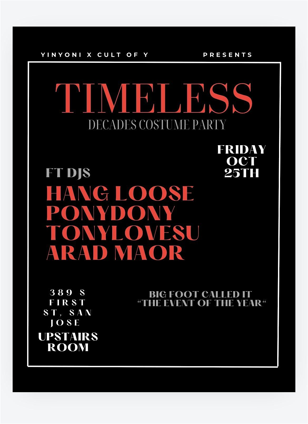 Timeless- Costume Party