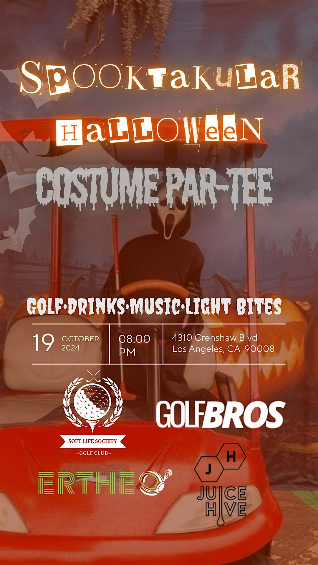 Spooktacular Halloween Costume Golf Par-Tee