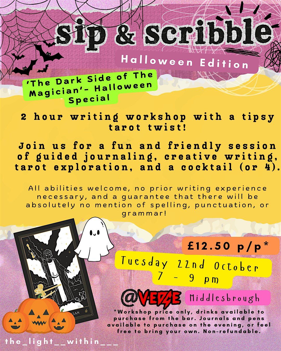 Sip 'n' Scribble Halloween Special