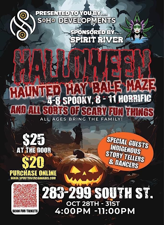 Halloween Haunted Hay Bale Maze | 283 South St, London, ON | October 28 ...