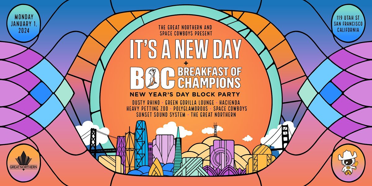 Its A New Day + Breakfast Of Champions Block Party 2024 The Great