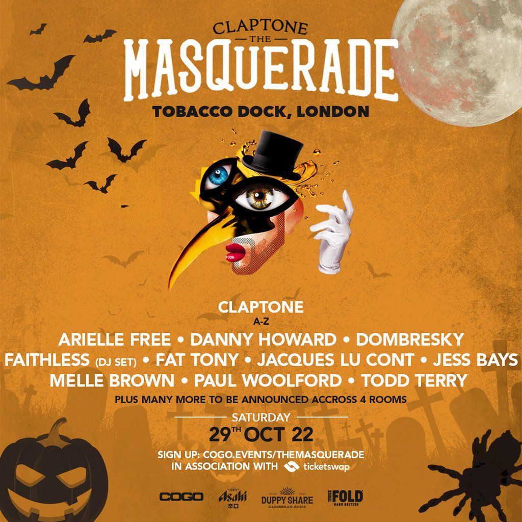 Claptone: The Masquerade - Halloween Indoor Festival