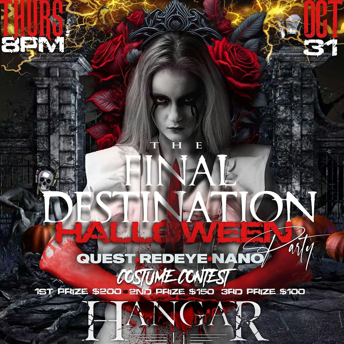 Halloween 3-Hour Open Bar at HANGAR 11 in Queens, NYC. October 31, 2024