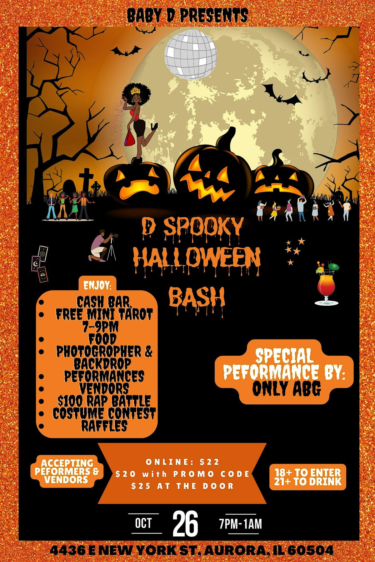 D Spooky Halloween Bash