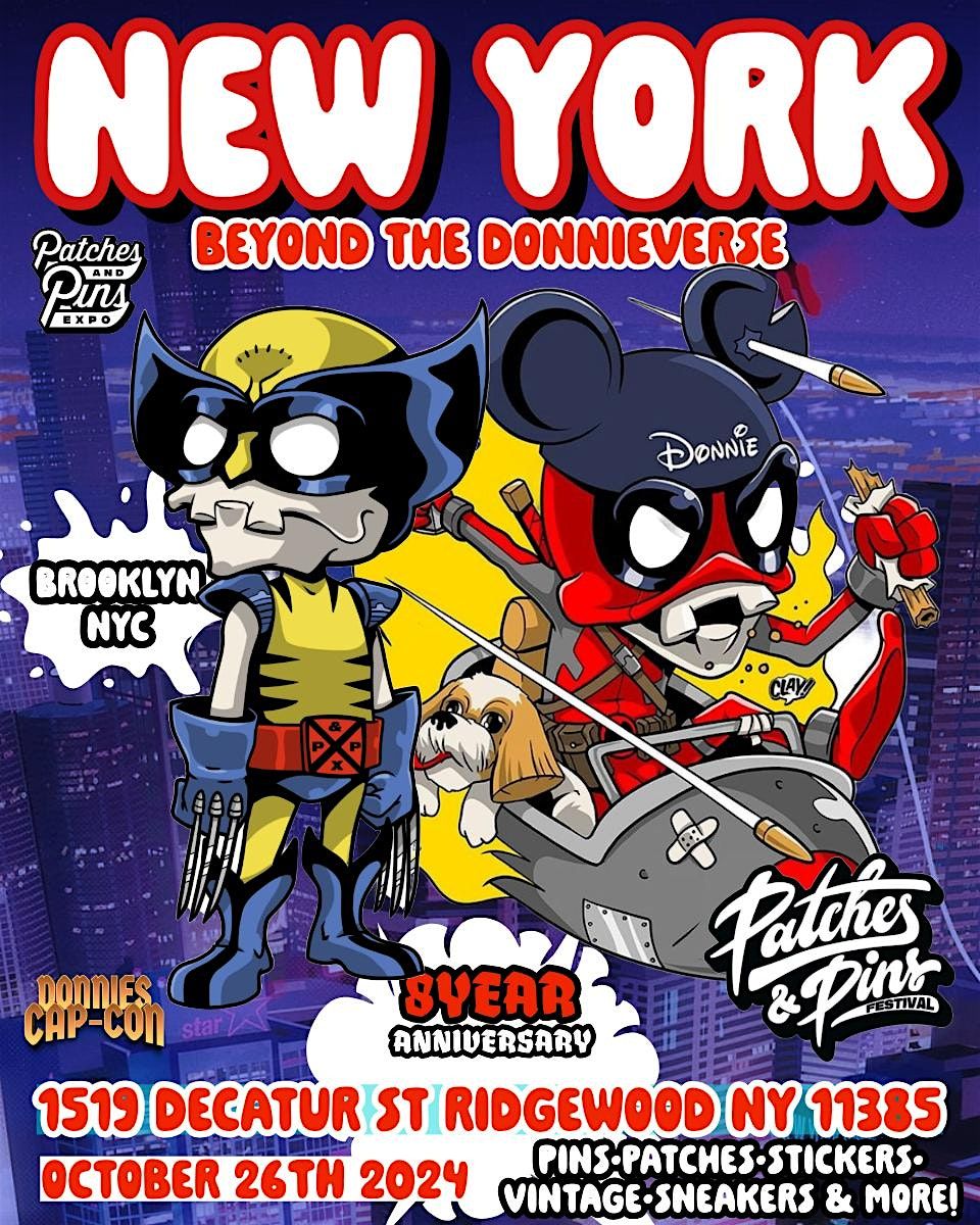 Patches & Pins Expo NEW YORK CITY Feat: Cap Con