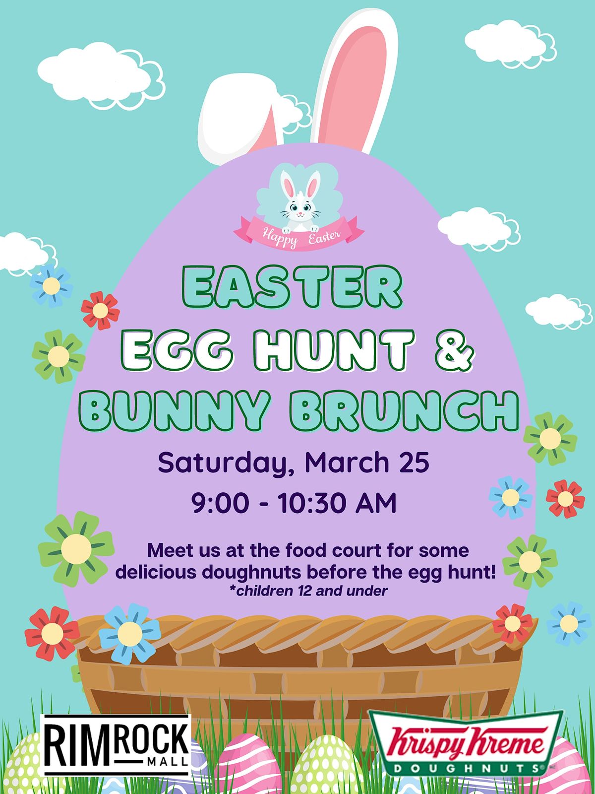 Easter Egg Hunt & Bunny Brunch Rimrock Mall, Billings, MT March 25