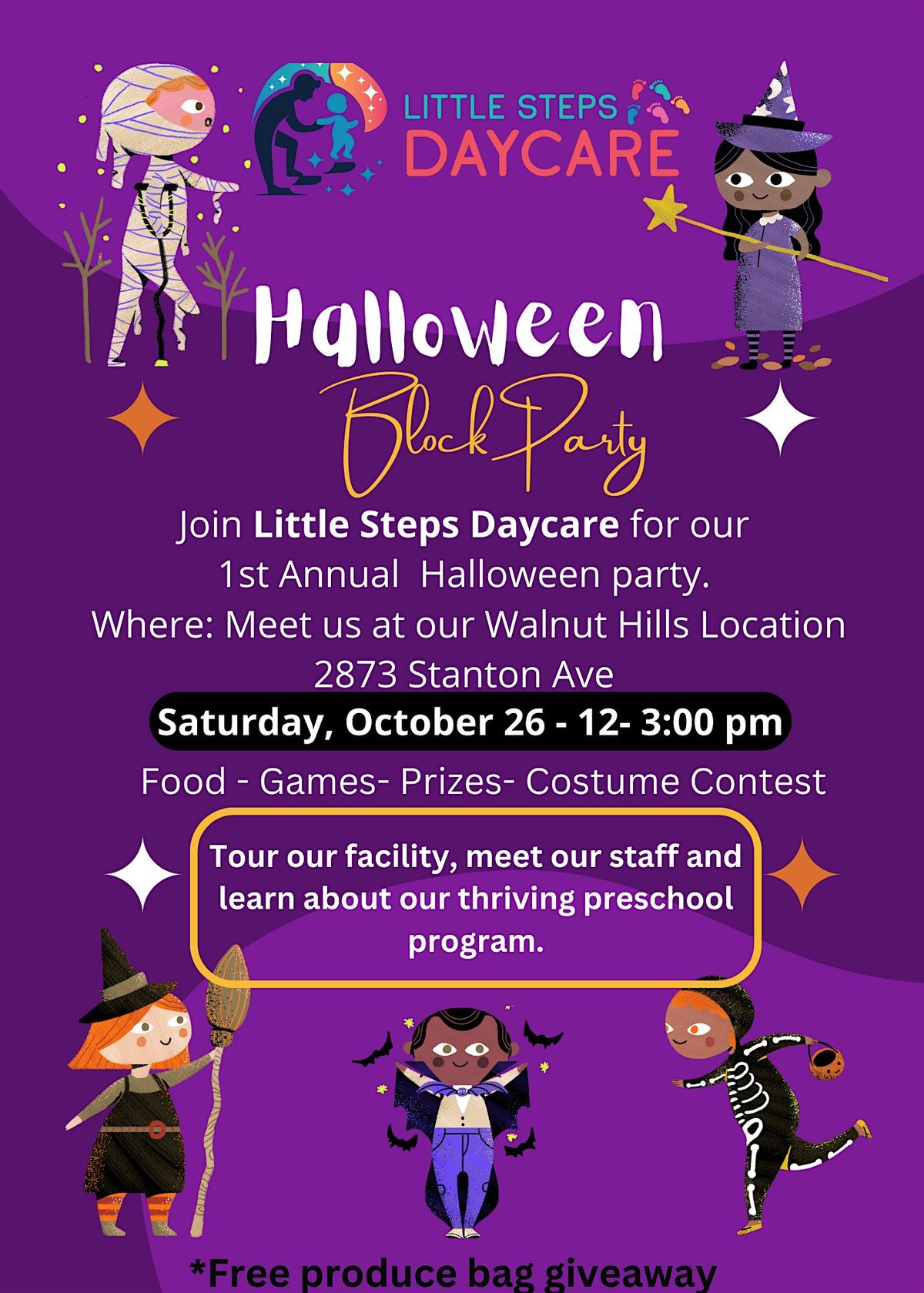 Little Steps Daycare First Annual Halloween Party