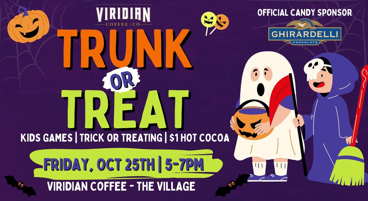 TRUNK OR TREAT | VIRIDIAN COFFEE - THE VILLAGE