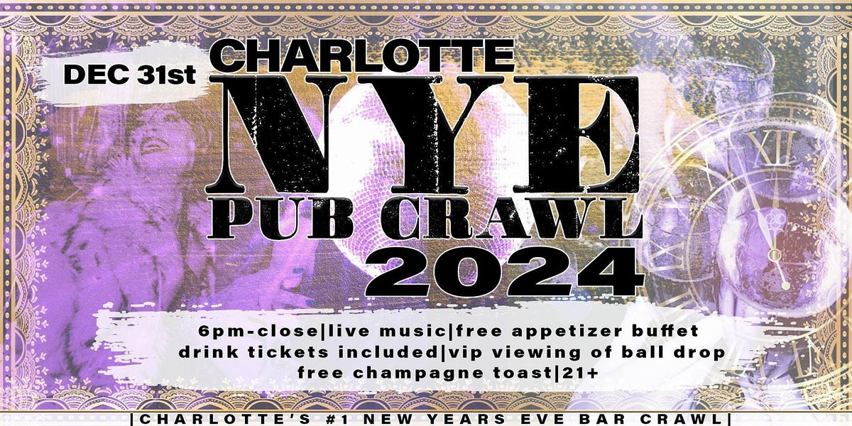 Charlotte NYE Bar Crawl Ten58 Sports Bar & Lounge, Charlotte, NC