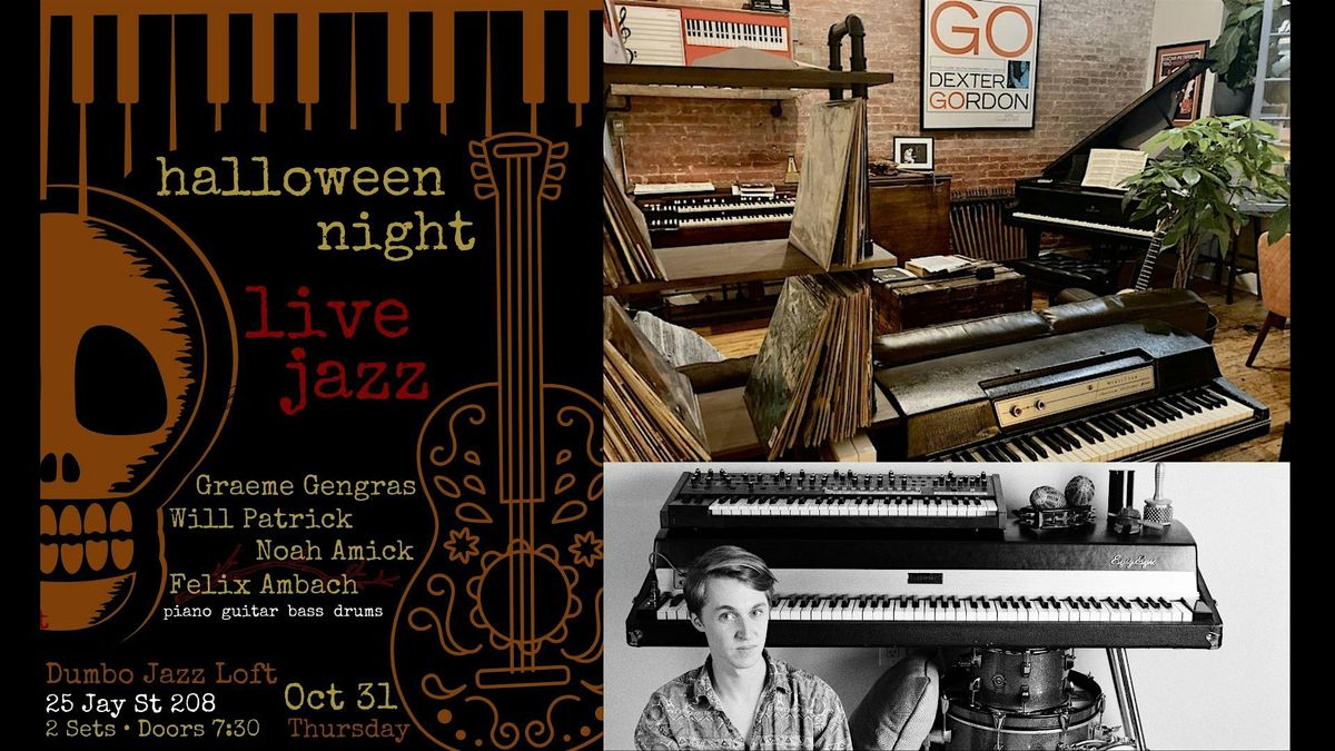 Halloween Live Jazz at Dumbo Jazz Loft w\/Graeme Gengras Quartet