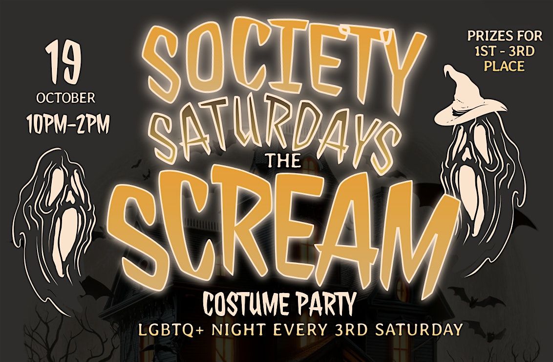 Society Saturdays - "SCREAM" Costume Party Edition