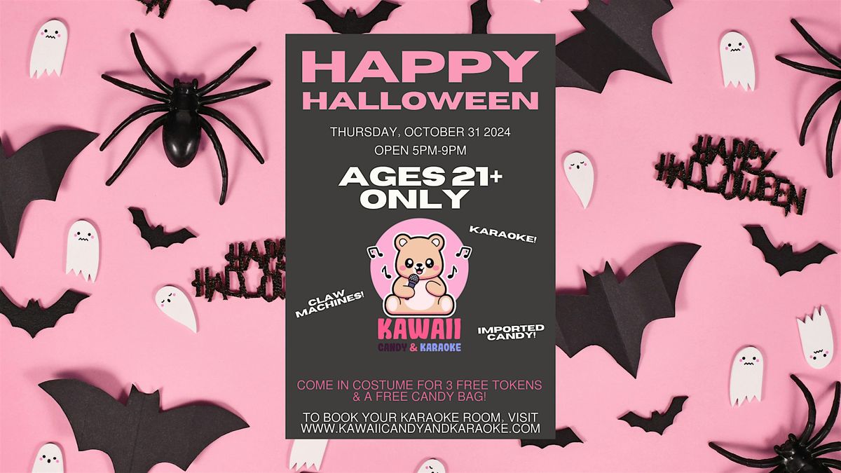 21+ Halloween Event @ Kawaii Candy & Karaoke!