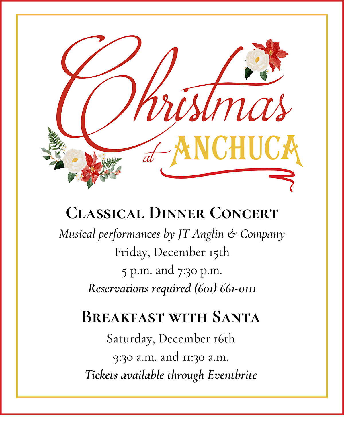 Breakfast with Santa Anchuca, 1st East Street, Vicksburg, MS, USA