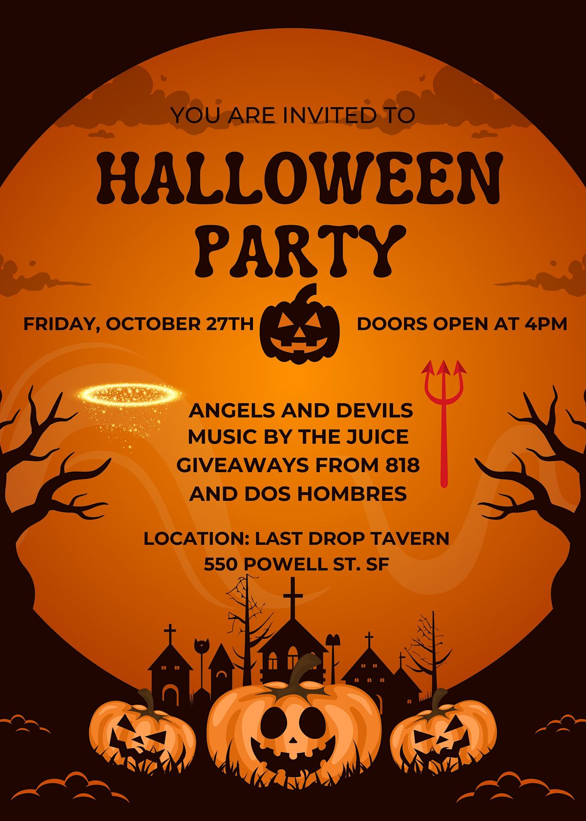 Last Drop Tavern Halloween Party