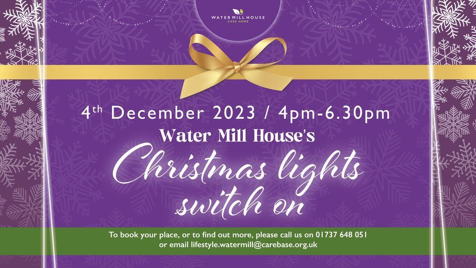 Christmas Light Switch-on at Water Mill House