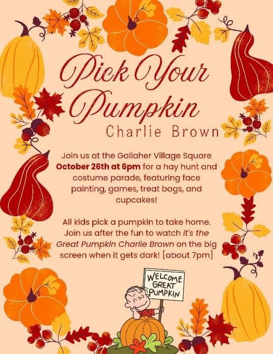 Pick Your Pumpkin Charlie Brown