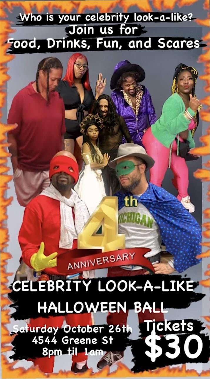 Celebrity look-alike Halloween party