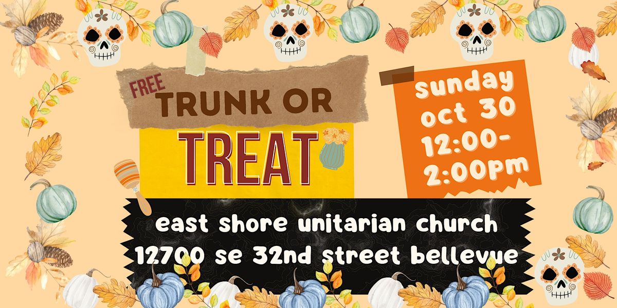 Trunk or Treat Free Community Family Friendly