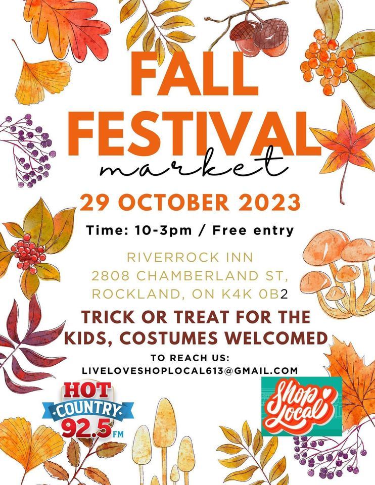 Halloween market | RiverRock Inn, Casselman, ON | October 29, 2023