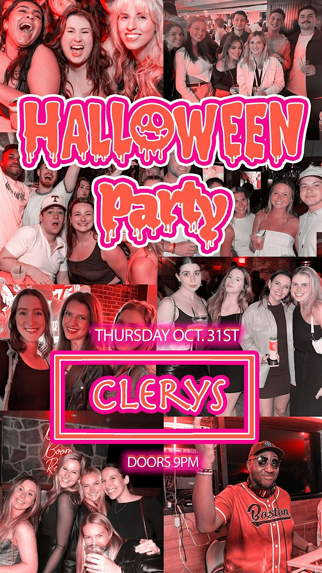 CLERY'S - Halloween Costume Party & All Access Bar Crawl