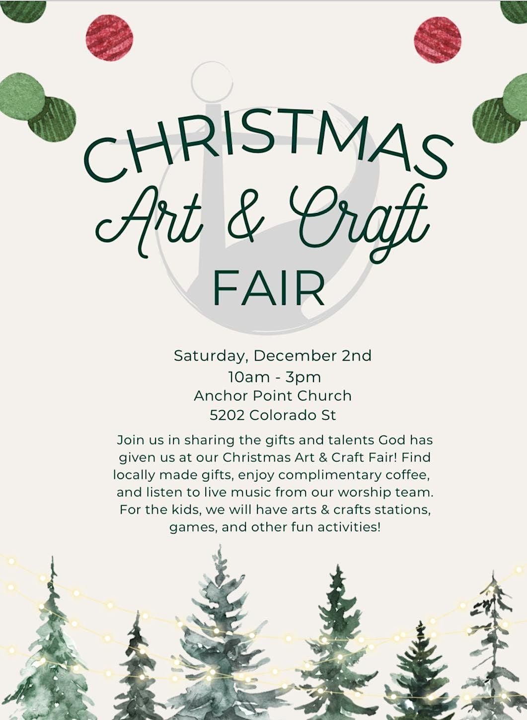 Christmas Art and Craft Fair 5202 Colorado St, Duluth, MN December