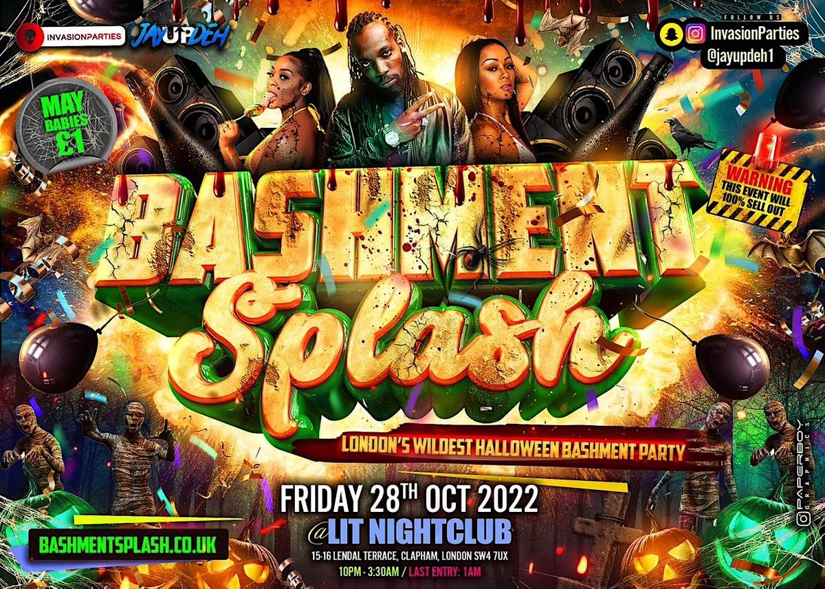 BASHMENT SPLASH (halloween edition)