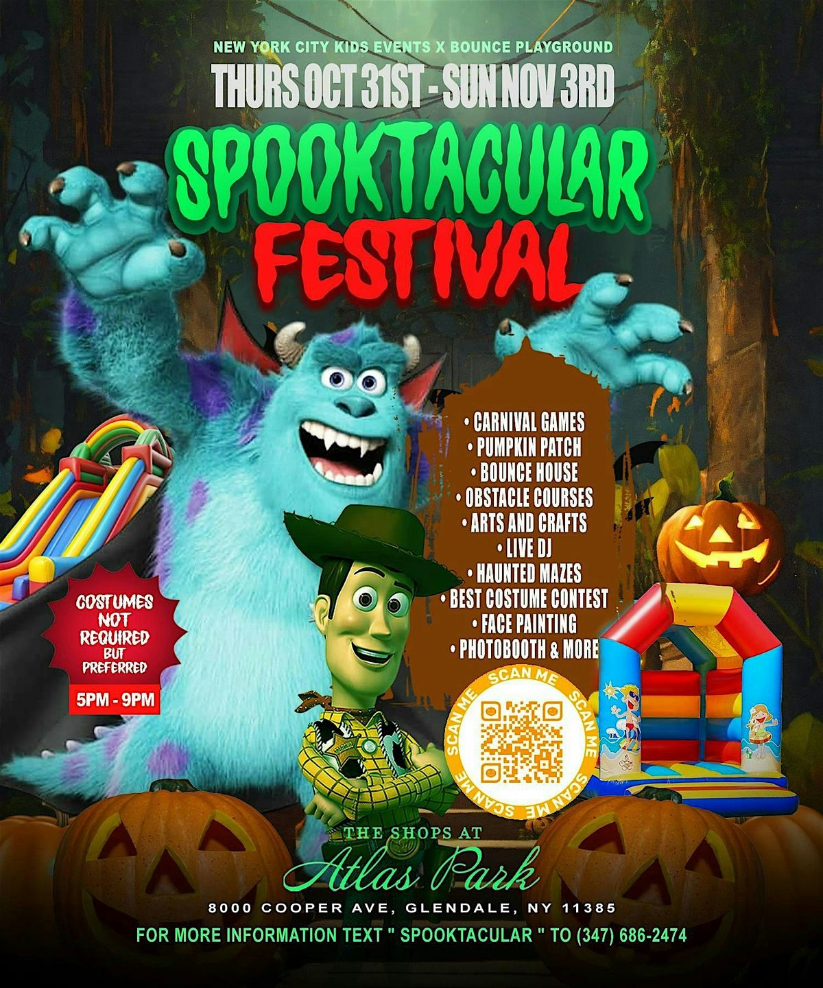 SPOOKTACULAR FESTIVAL ( SAT NOV 2ND  )