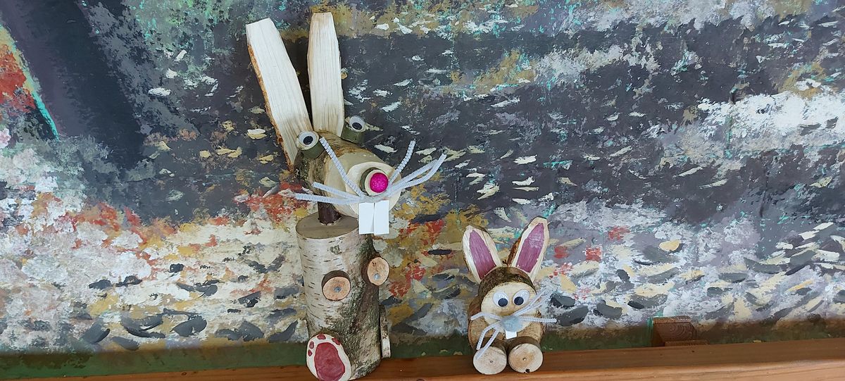 ***PM SESSION ***Build a wooden Easter bunny at Ryton Pools Country park