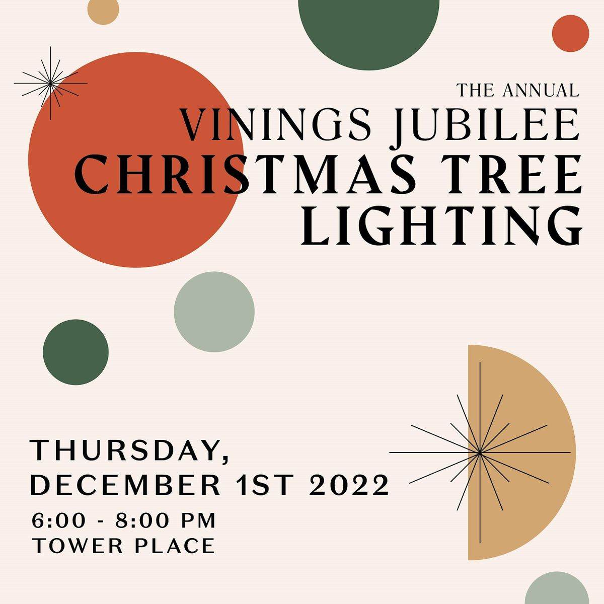 Annual Vinings Jubilee Christmas Tree Lighting