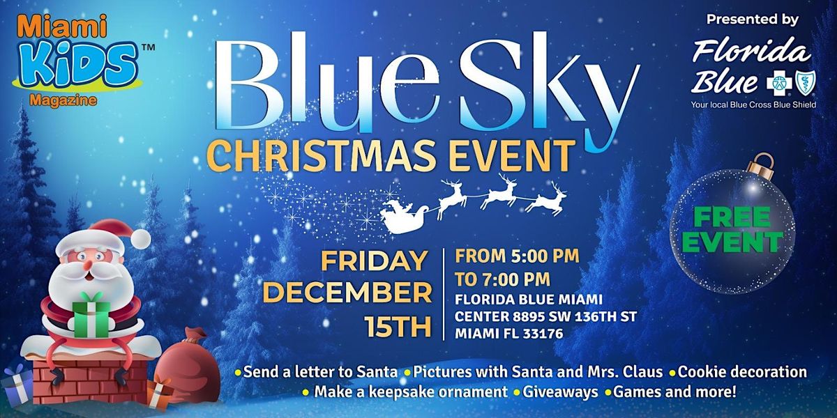Blue Sky Christmas Event