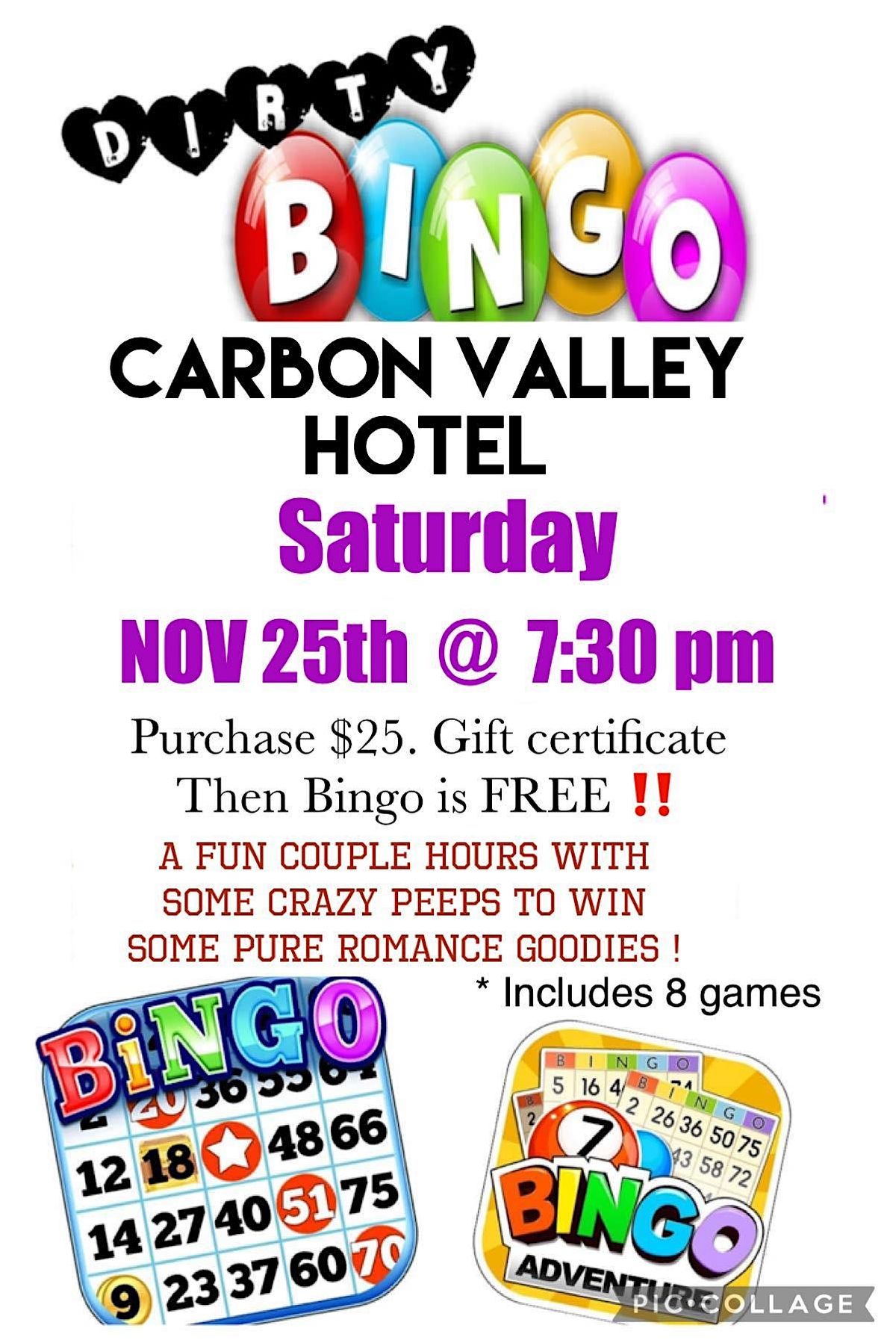 Adult Bingo at Carbon Valley Hotel Carbon Valley Hotel & Restaurant