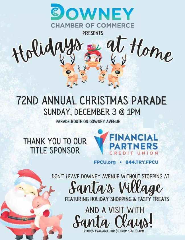 72nd Annual Downey Christmas Parade Parade route along Downey Ave