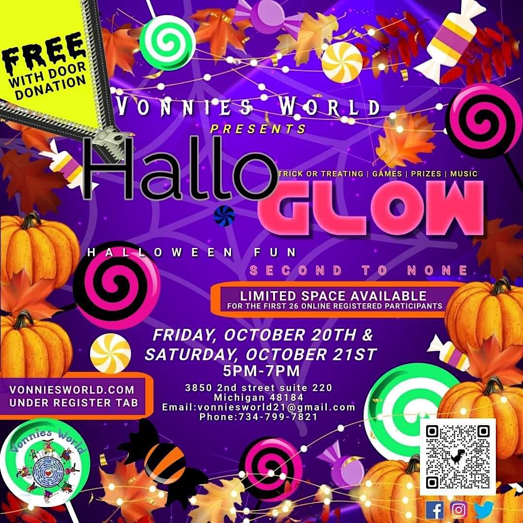 Hallo GLOW...... Fall fun under backlight all GLOW inspired activvities