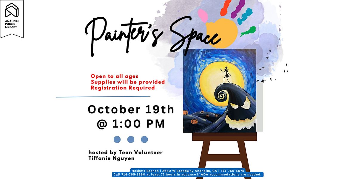 Painter\u2019s Space: Spooky Season Painting at Haskett Branch