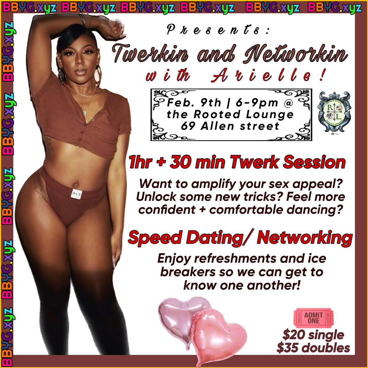 Twerkin and Networkin 69 Allen St, Buffalo, NY February 9, 2023