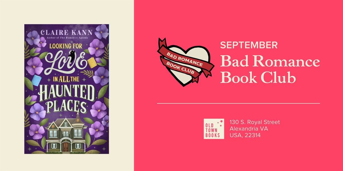 September Bad Romance Book Club: Looking for Love in All the Haunted Places