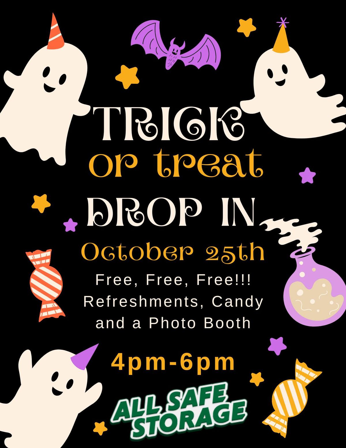 Trick or Treat Drop In!!