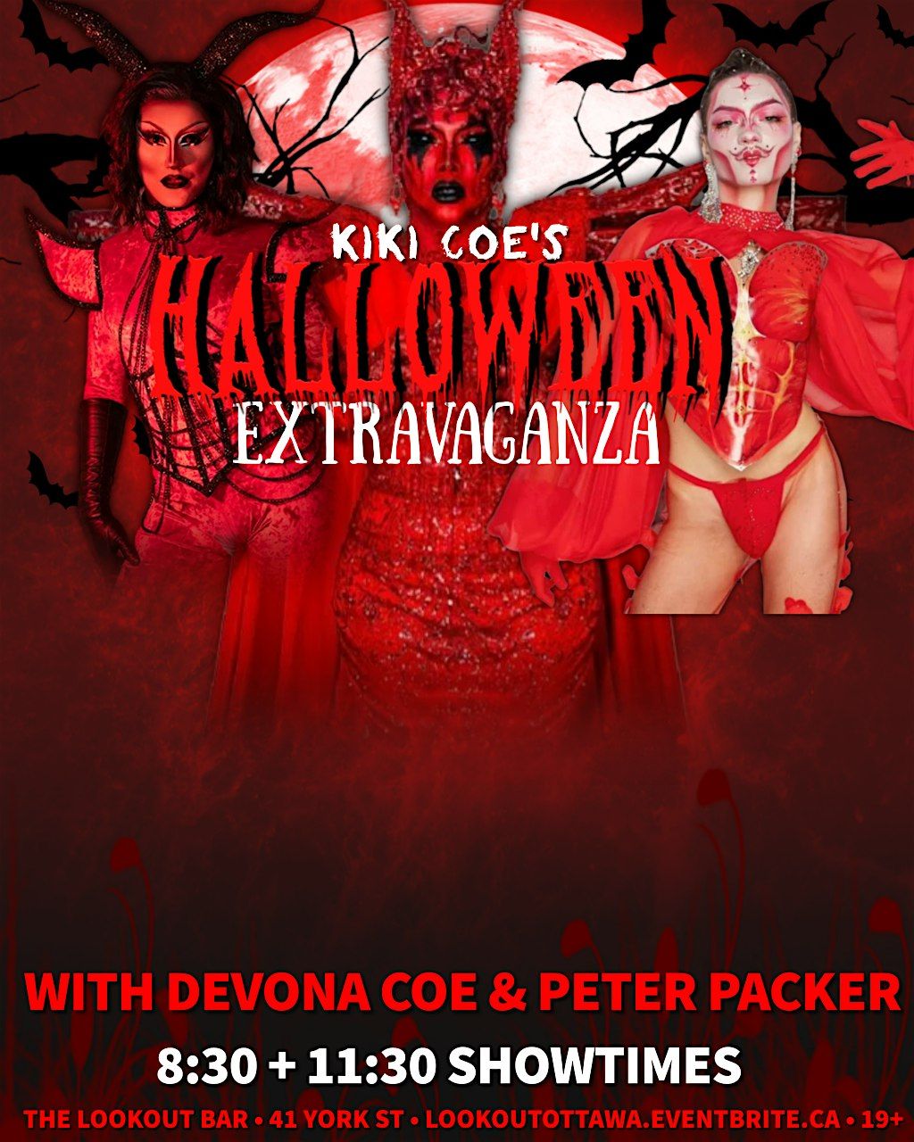 Kiki Coe's Halloween Extravaganza with Devona Coe & Peter Packer - 8:30pm