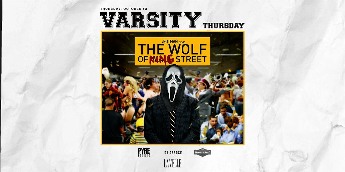 THE WOLF OF KING ST: ROOFTOP HALLOWEEN PARTY