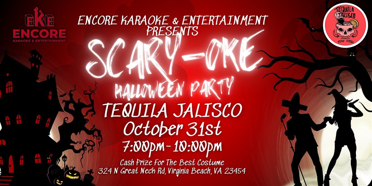 SCARY-OKE NIGHT AT TEQUILA JALISCO!!!