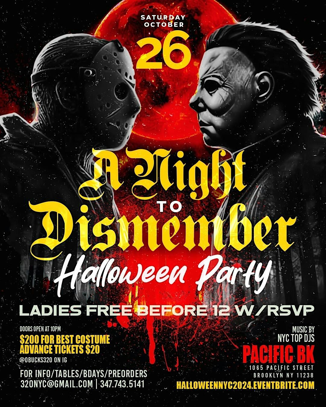 ''A NIGHT TO DISMEMBER' HALLOWEEN PARTY