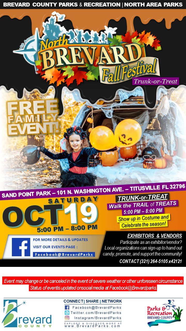 NORTH BREVARD FALL FESTIVAL TRUNK OR TREAT 