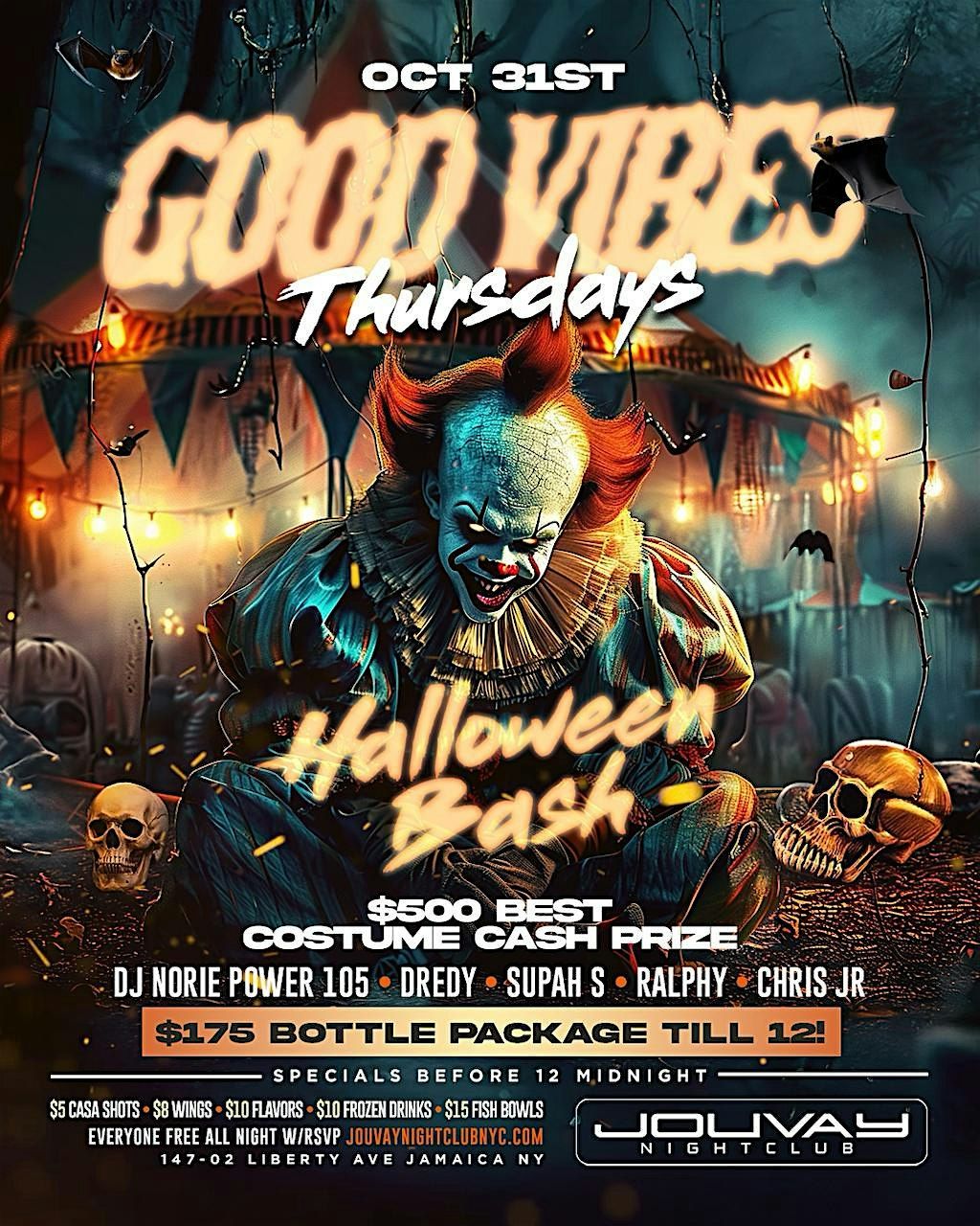 Good vibes Thursday  Halloween bash (Big Party in Queens)