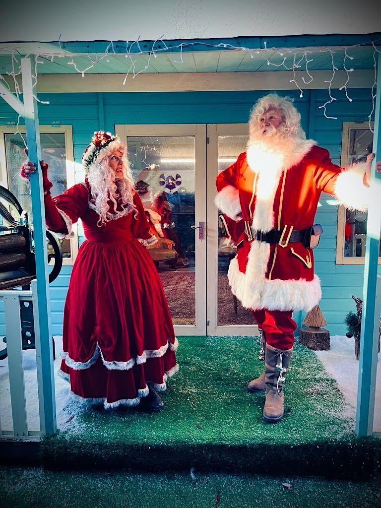 Visit Santa and Mrs Claus at Santas Fields North Pole Grotto Experience