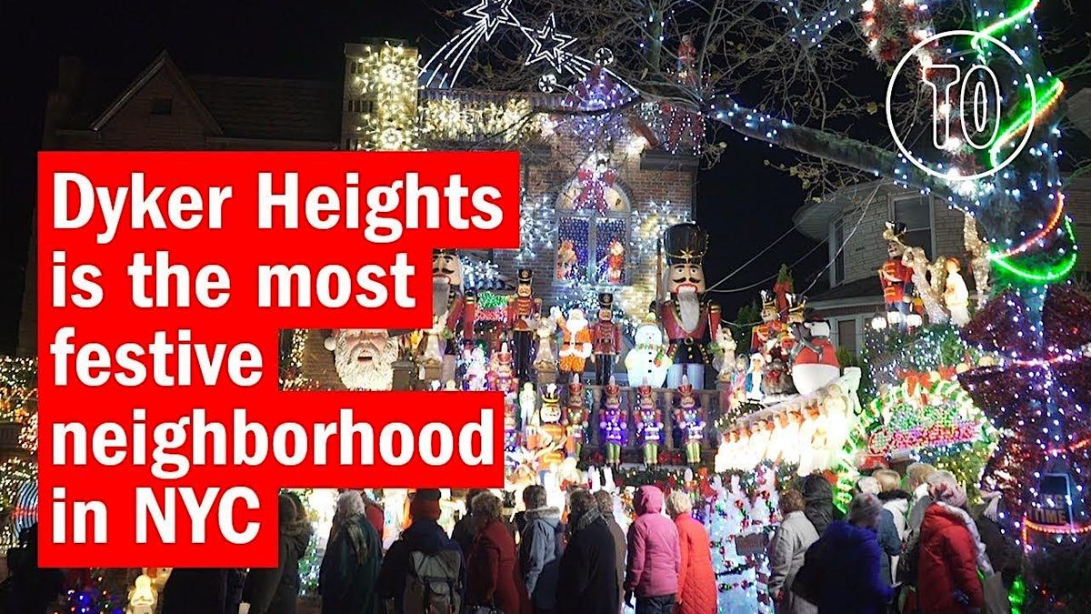 TOUR CHRISTMAS SPECTACULAR DYKER HEIGHTS 2023 (1 Rated Light Show