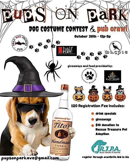 LAST PUP CRAWL OF THE YEAR WITH PUPPY COSTUME CONTEST!