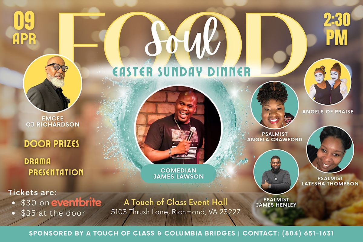 Soul Food Easter Sunday Dinner & Entertainment