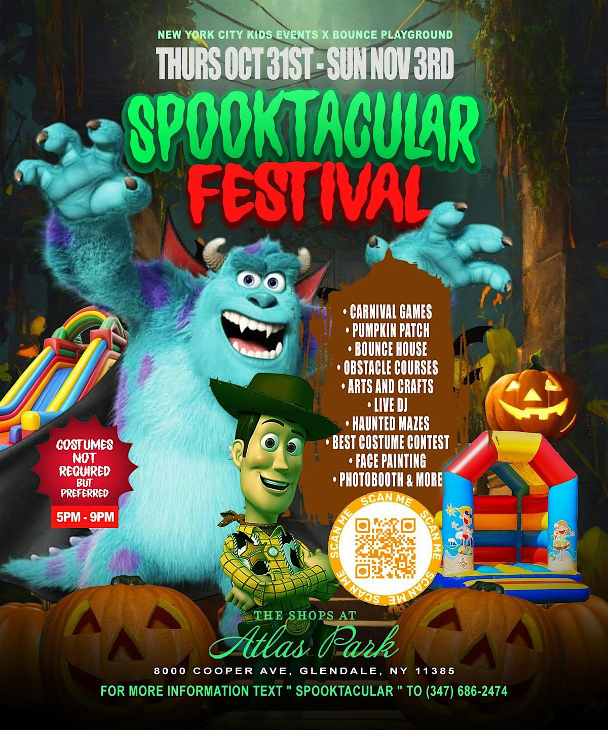 SPOOKTACULAR FESTIVAL ( FRI NOV 1ST  )